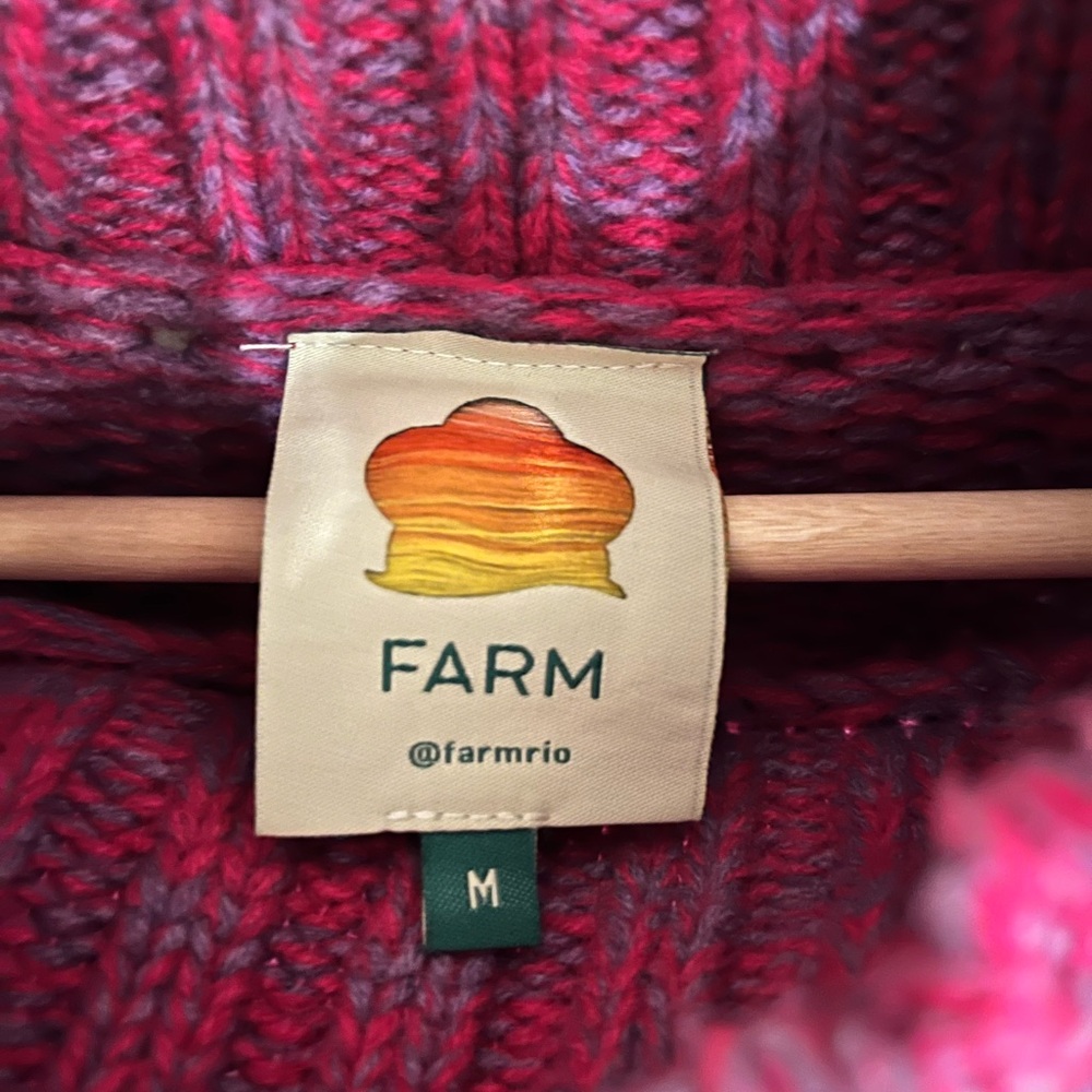 FARM Rio Multicolored Yarn Sweater - Picture 7 of 8